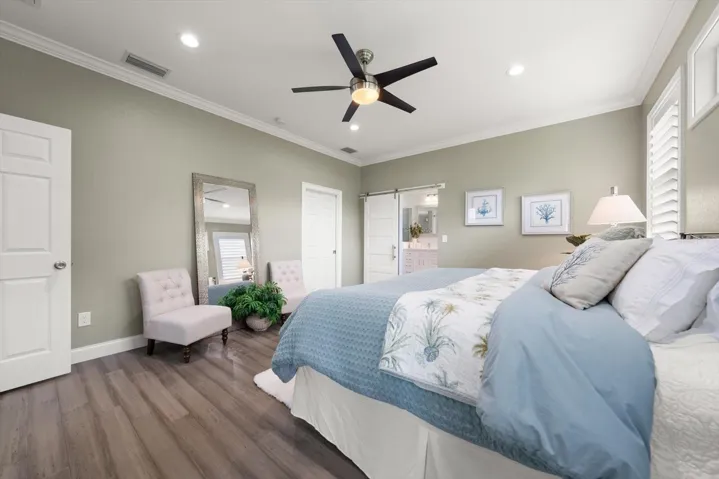Primary bedroom suite