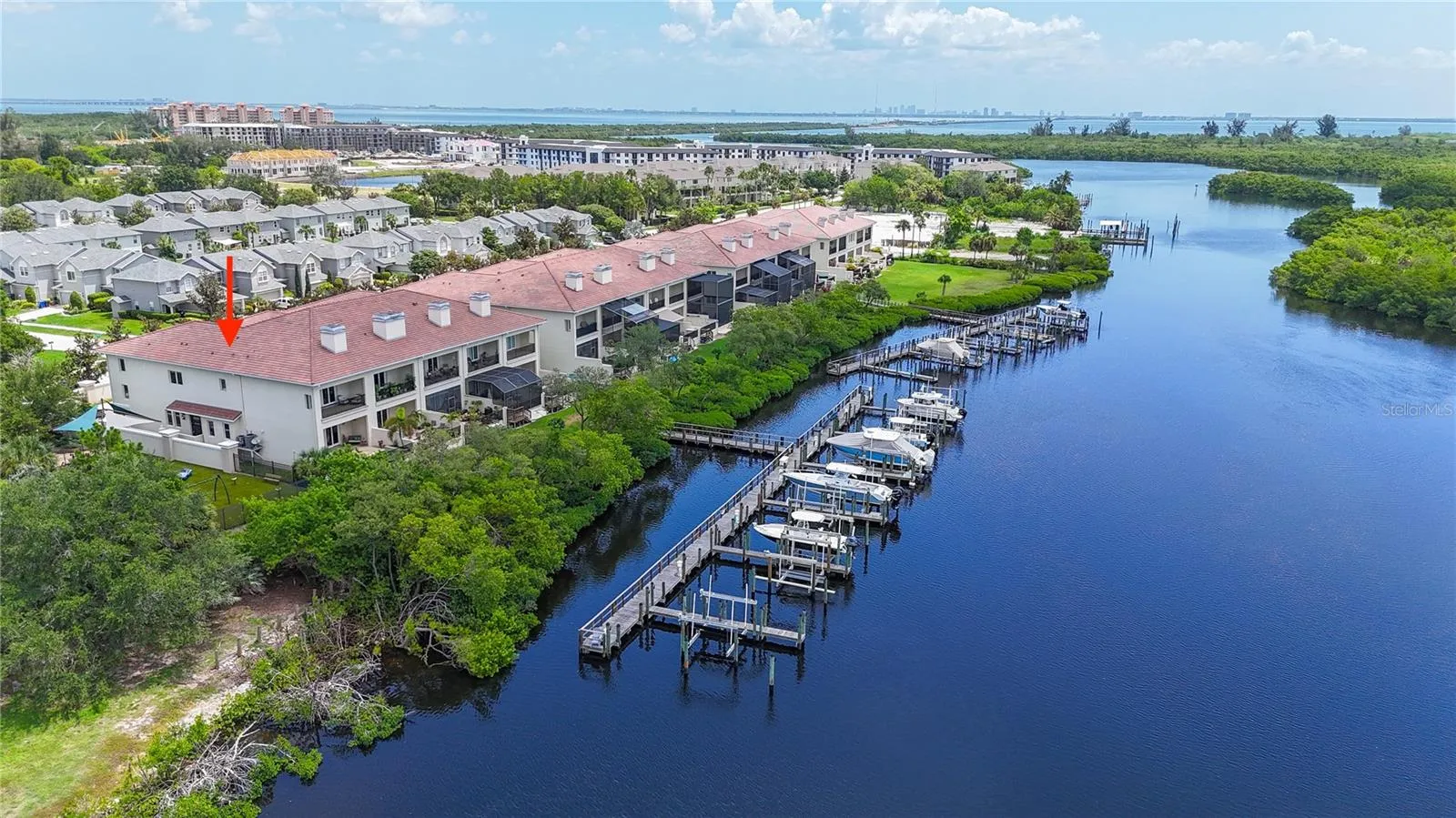 This waterfront home is located in a gated, luxury waterfront community that boaters and nature lovers will adore!