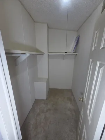 Primary walk-in closet