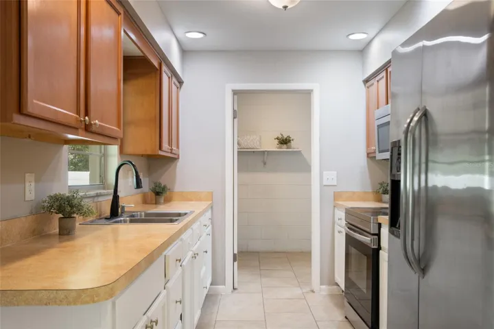Kitchen/Laundry in Background