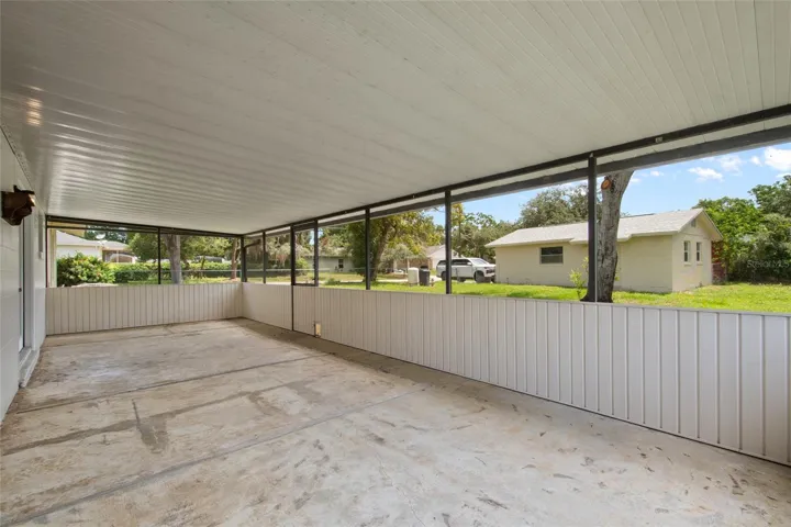 Large Screened Back Porch