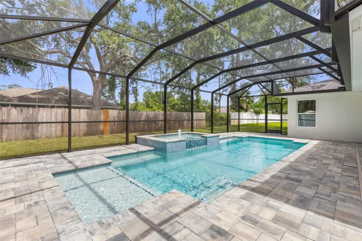 Pool with Beach Area