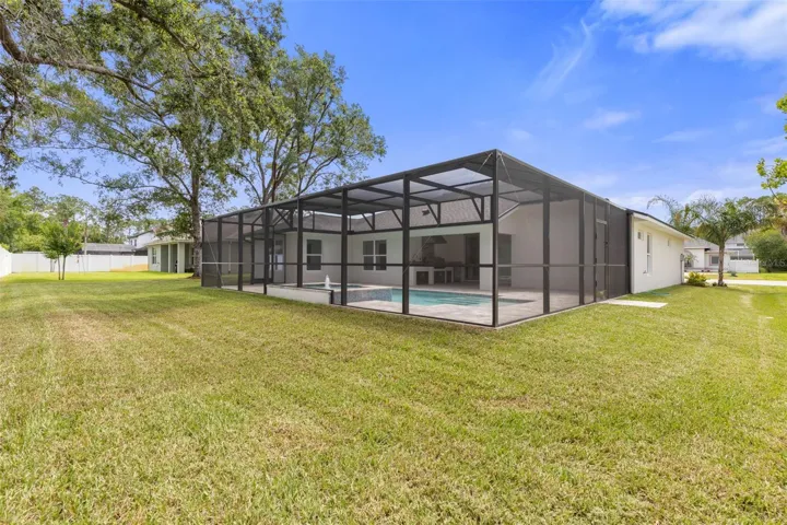 Spacious yard