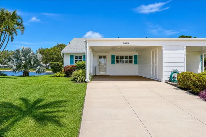 Newer wide driveway