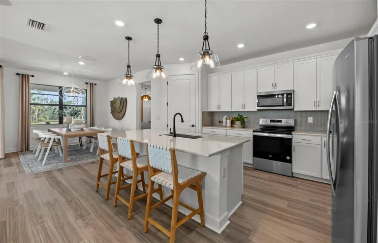Photos are from model home