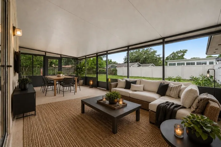 virtually staged 28x12 lanai