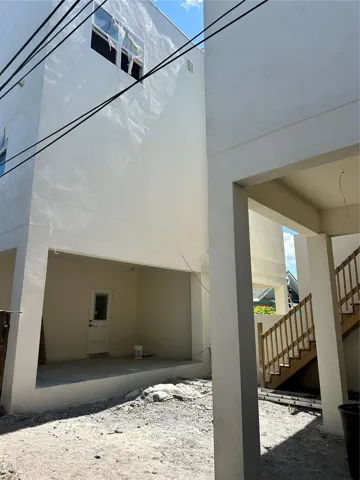 Private courtyard between the main townhome and ADU