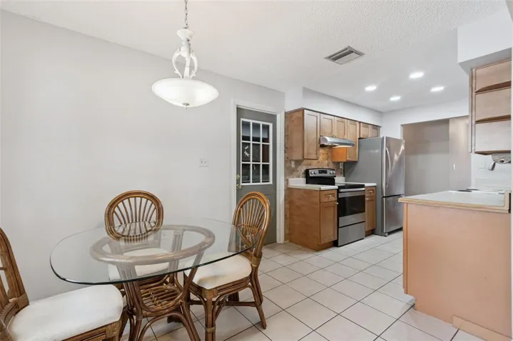 Eat-In Kitchen with easy access to the 2 Car Garage