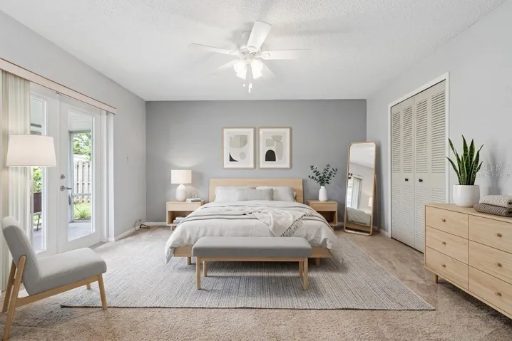 Primary Bedroom Virtually Staged