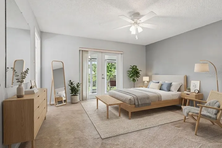 Primary Bedroom Virtually Staged