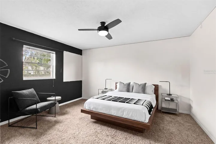 Virtually Staged Guest Bedroom