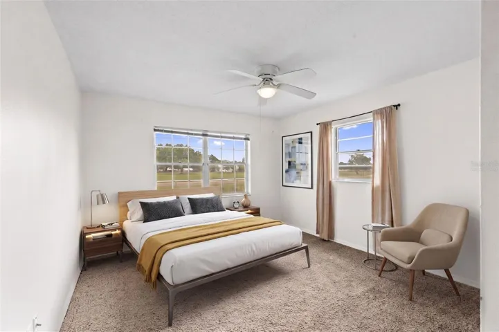 Virtually Staged Guest Bedroom