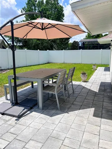 Back patio