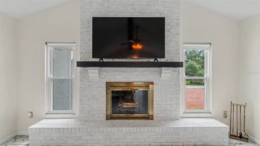 Wood Burning Fireplace