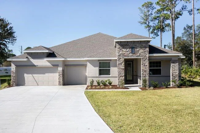 Model home - actual features may vary.
