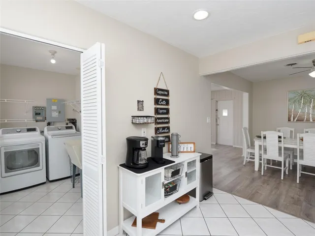 Kitchen into Laundry