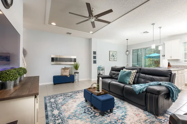 Open plan is perfect for entertaining