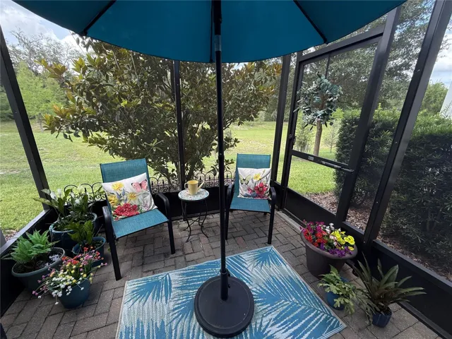 Enjoy morning coffee on your screened porch