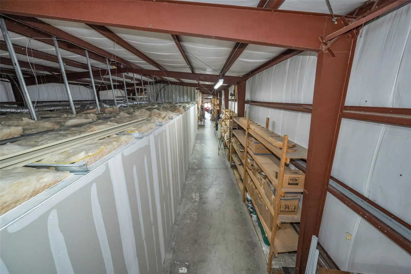 Warehouse storage area
