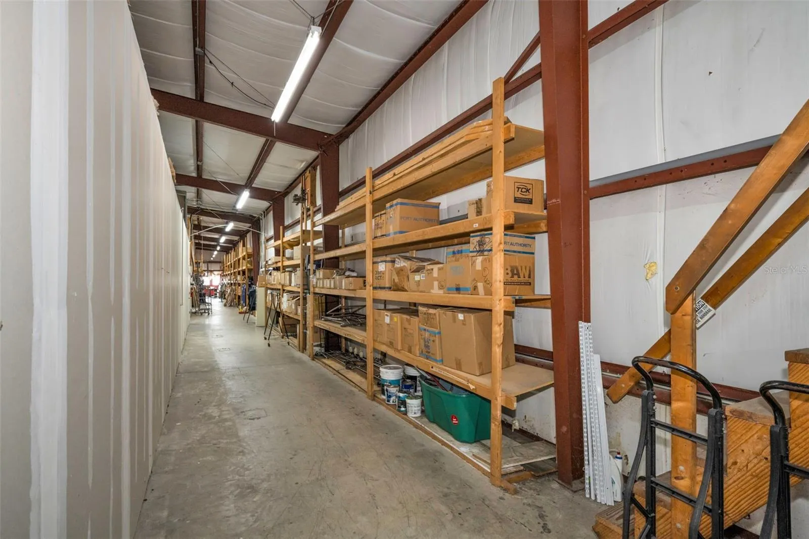 Warehouse storage area