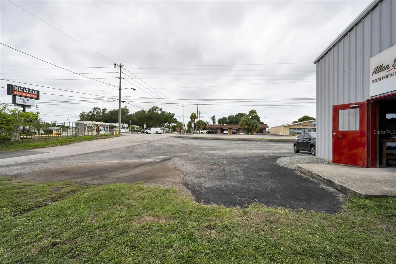Area for additional parking.