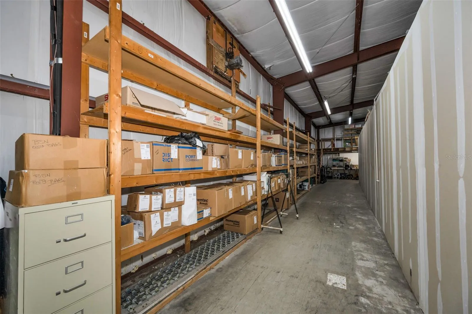 Warehouse storage area