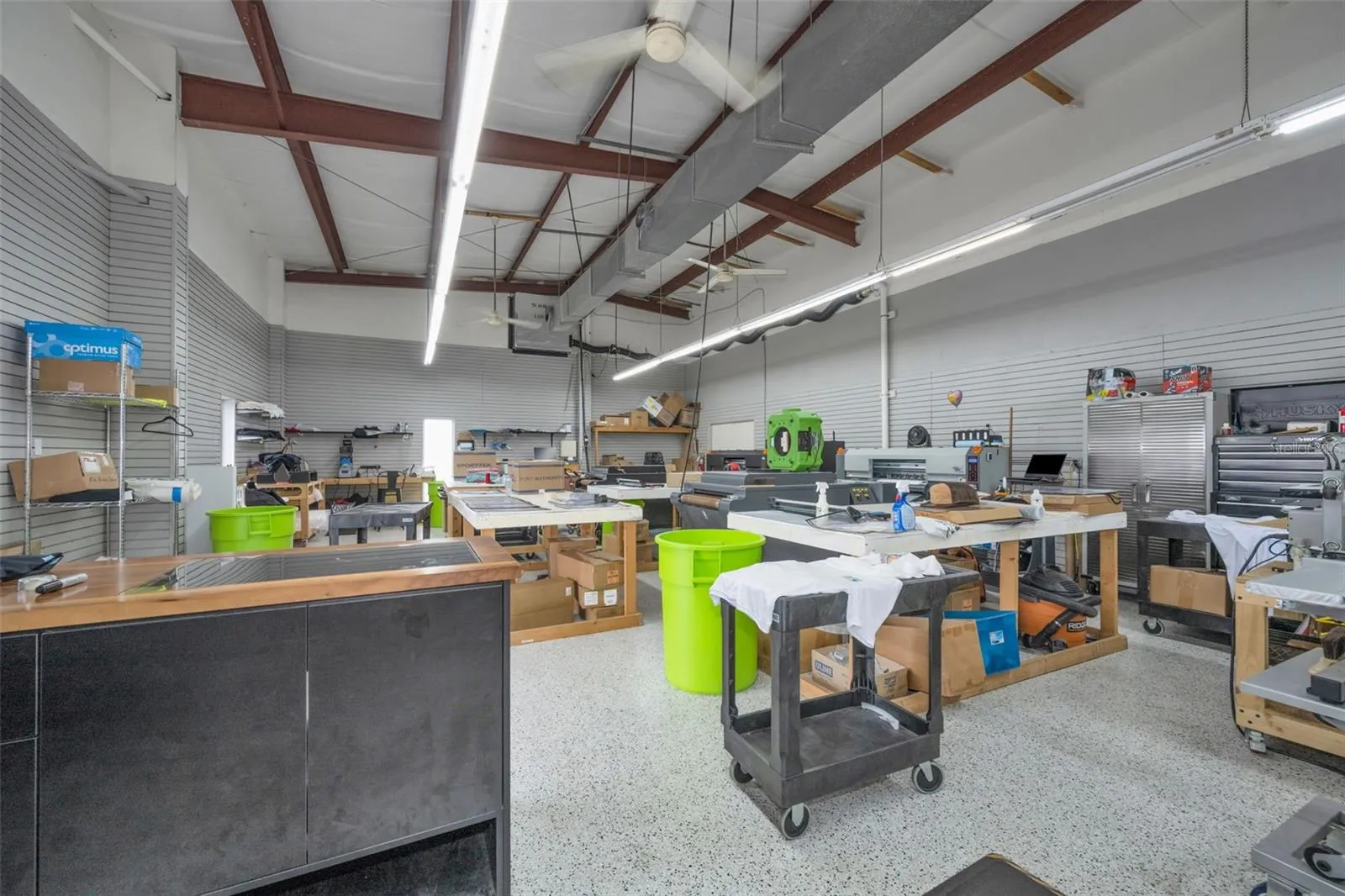 Office 3 in Suite 2 - currently air conditioned workshop