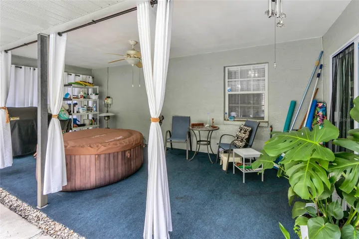 Covered Rear Porch