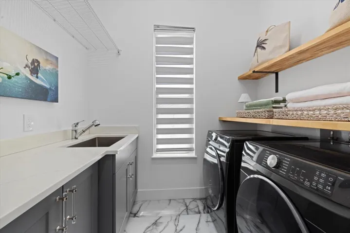 First floor laundry room