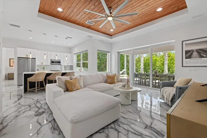 Living room with lots of natual light