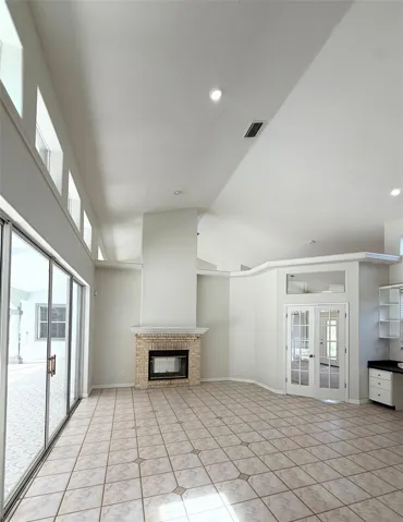 Open concept family room