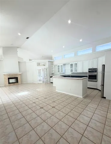 Spacious eat-in dining area