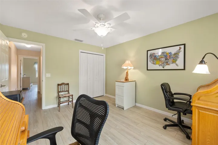 Bedroom 2 (Rear) with Closet