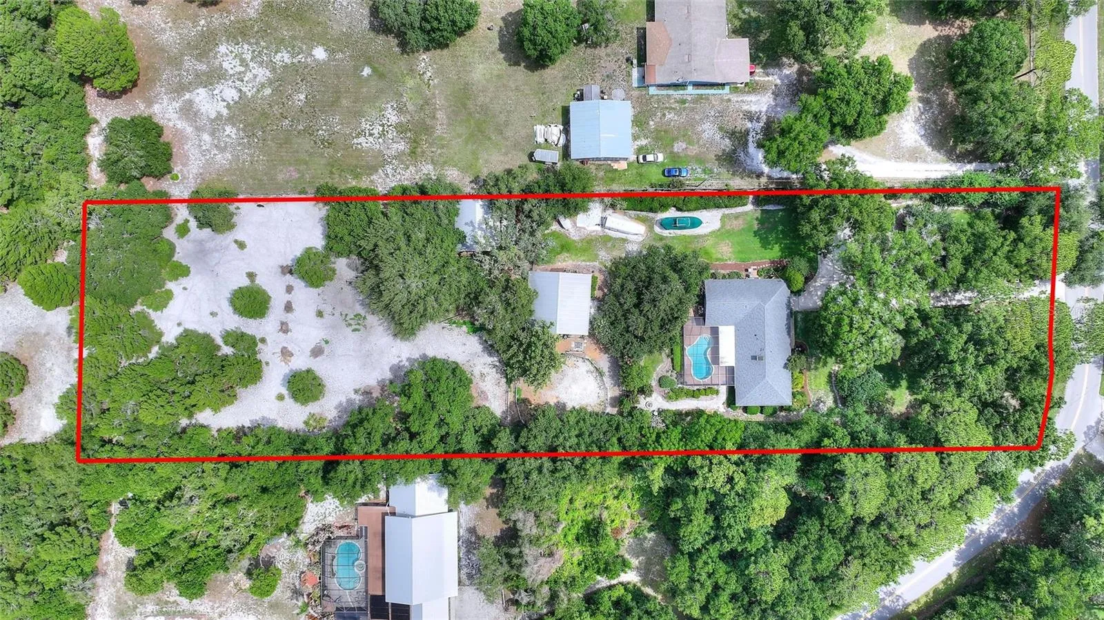 AERIAL SHOT OF PROPERTY