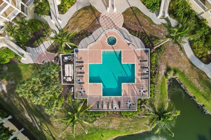 Gorgeous pool on the water- every day feels like vacation!