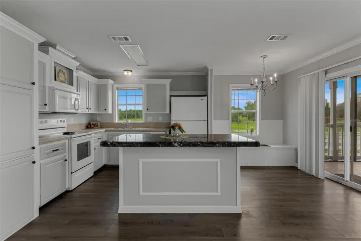 Kitchen Island is great for food prep!!