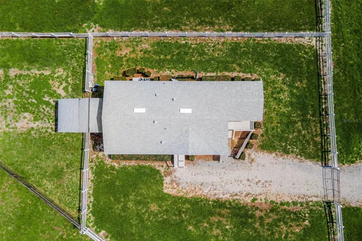 Ariel view of Rooftop.