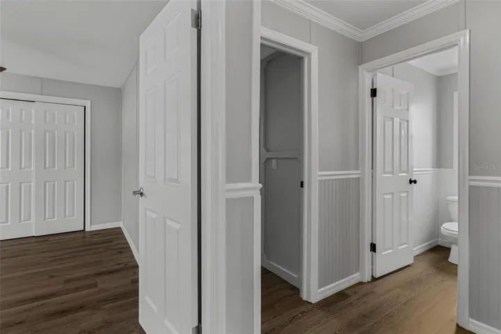 Hall entrance to Guest Bath...