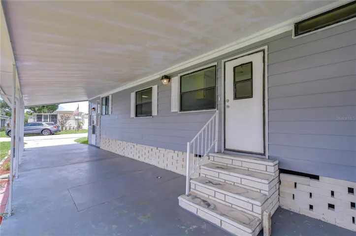 Carport Entrance
