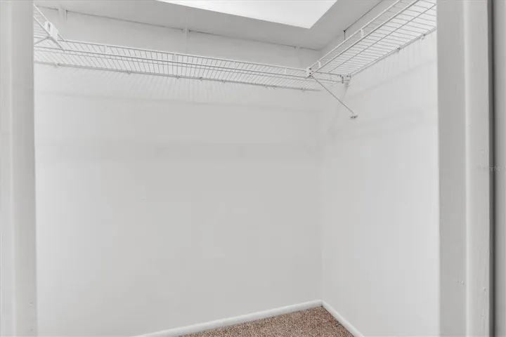 Walk in closet in Bedroom