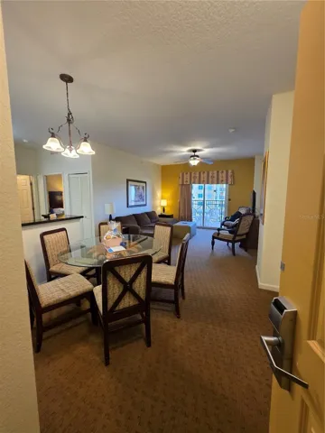 Dining and living room area