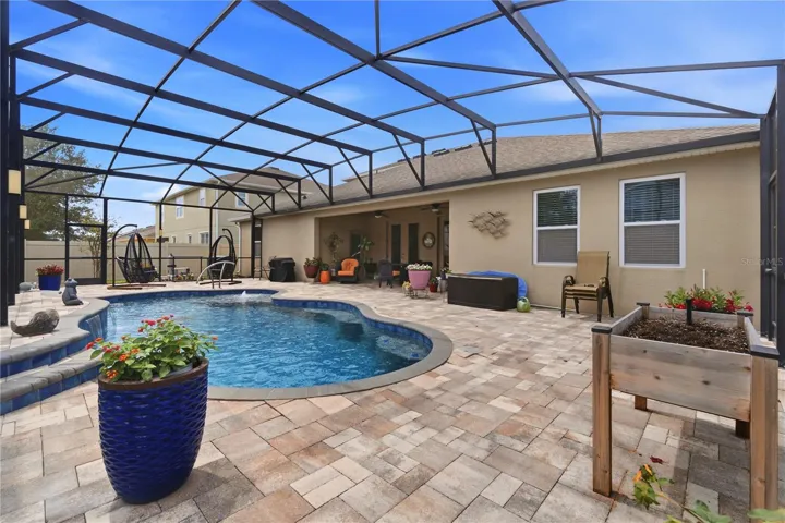 Exterior Pool and Patio View