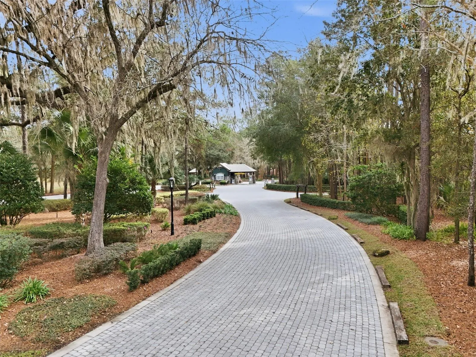 Guard-gated entrance welcomes residents and guests alike