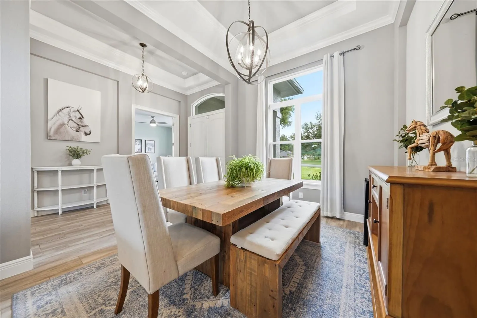 Formal dining space perfect for holidays, celebrations and family gatherings