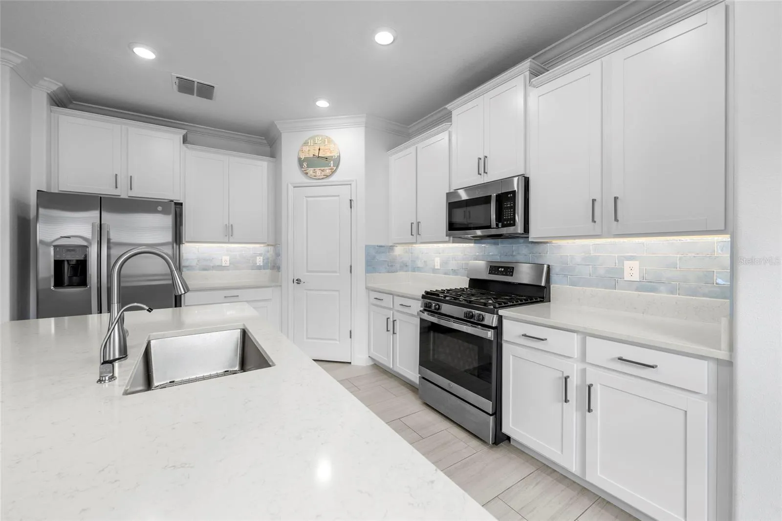 Kitchen with Stainless Steel Appliances