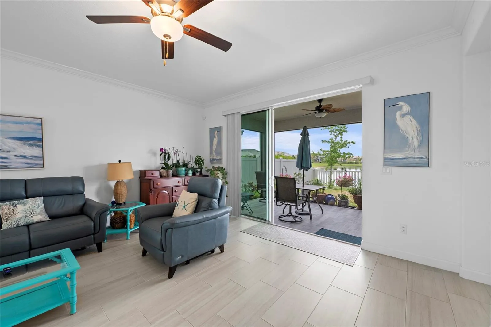 Living Room with access to Lanai