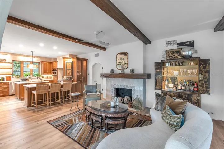 Kitchen & Living Room