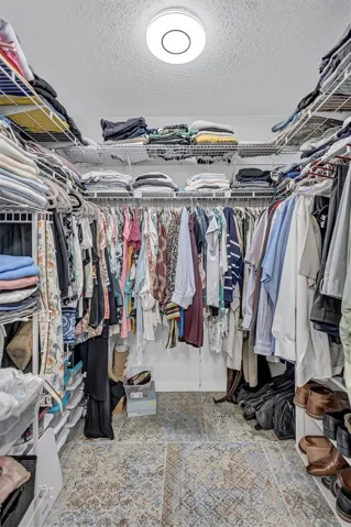 Primary walk-in closet