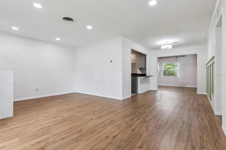Living Room looking into dining space