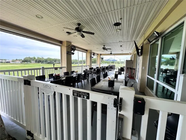 outside seating at the Pub